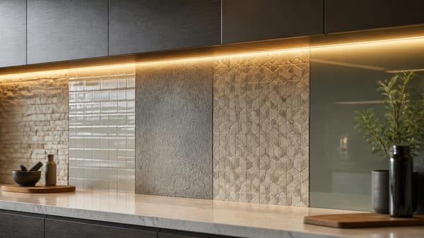 Jak wykończyć ścianę nad blatem w kuchni? 7 pomysłów od polskich architektów