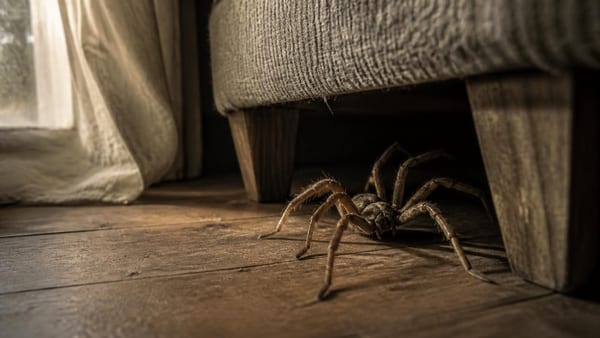 Kątnik domowy - olbrzym pod kanapą. Czy ten pająk w domu jest groźny?