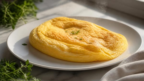 Lekki i puszysty omlet biszkoptowy. Śniadanie jak z najlepszej restauracji