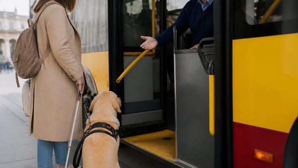 Pasażerka wyproszona z autobusu przez psa asystującego. Co mówią przepisy?