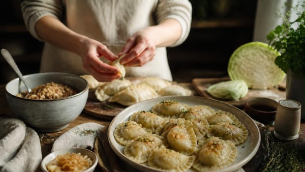 Pierożki a la gołąbki robią furorę. Nawet teściowa poprosiła mnie o przepis