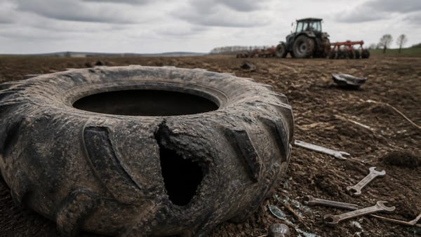Uszkodzona opona, wybita szyba, awaria kombajnu. Kiedy pomoże Agrocasco?