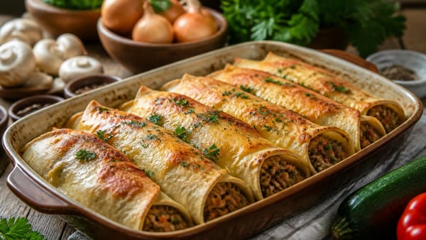 Zawiń ten farsz w naleśniki i wstaw do pieca. Pyszny obiad, który wszystkim smakuje